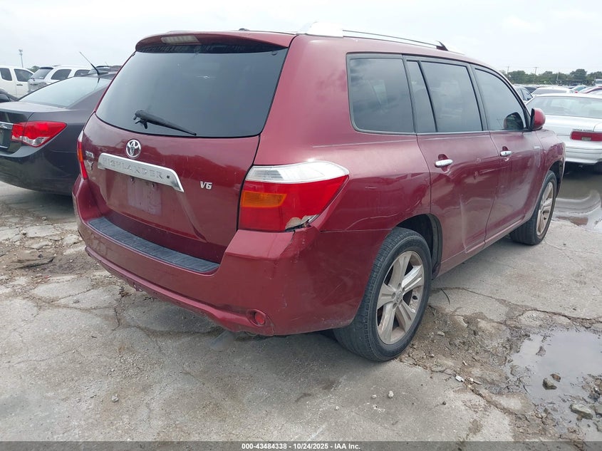 JTEDS42A392073627 2009 TOYOTA HIGHLANDER photo no. 4