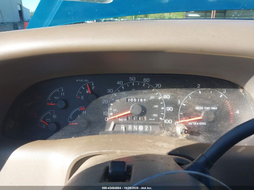 2001 Ford F-250 Lariat/Xl/Xlt VIN: 1FTNX20F11EC42477 Lot: 43484584