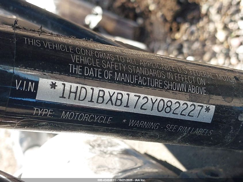 2002 Harley-Davidson Flstfi VIN: 1HD1BXB172Y082227 Lot: 43484611