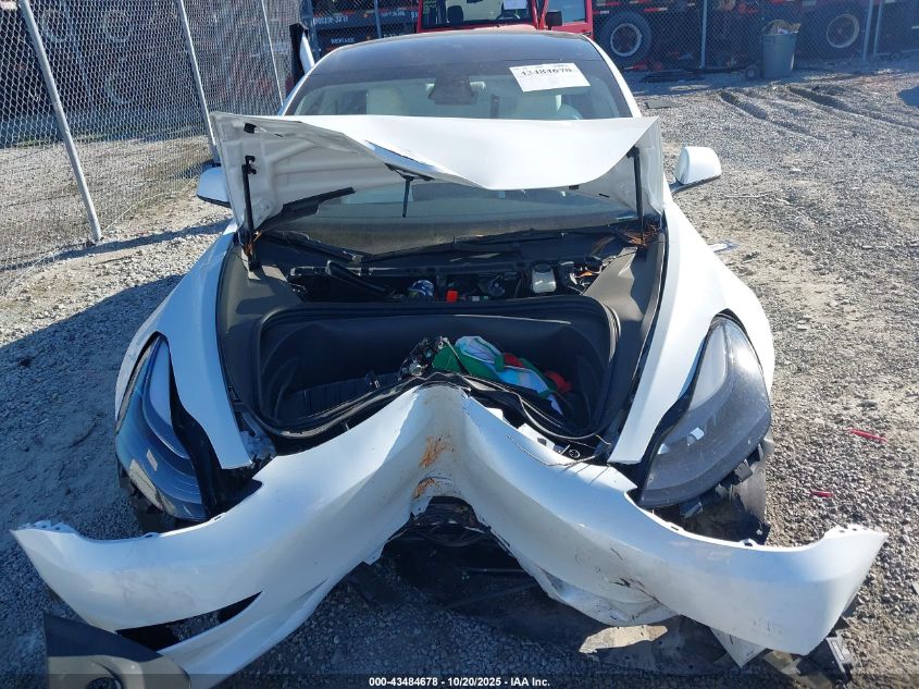 2023 Tesla Model 3 Rear-Wheel Drive VIN: 5YJ3E1EA4PF574036 Lot: 43484678