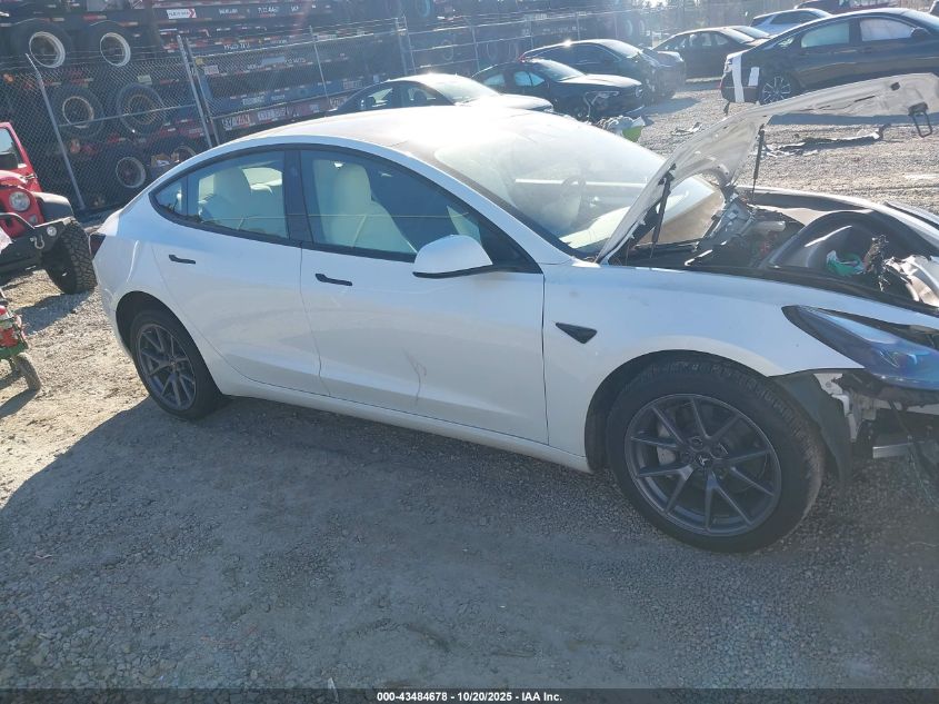 2023 Tesla Model 3 Rear-Wheel Drive VIN: 5YJ3E1EA4PF574036 Lot: 43484678