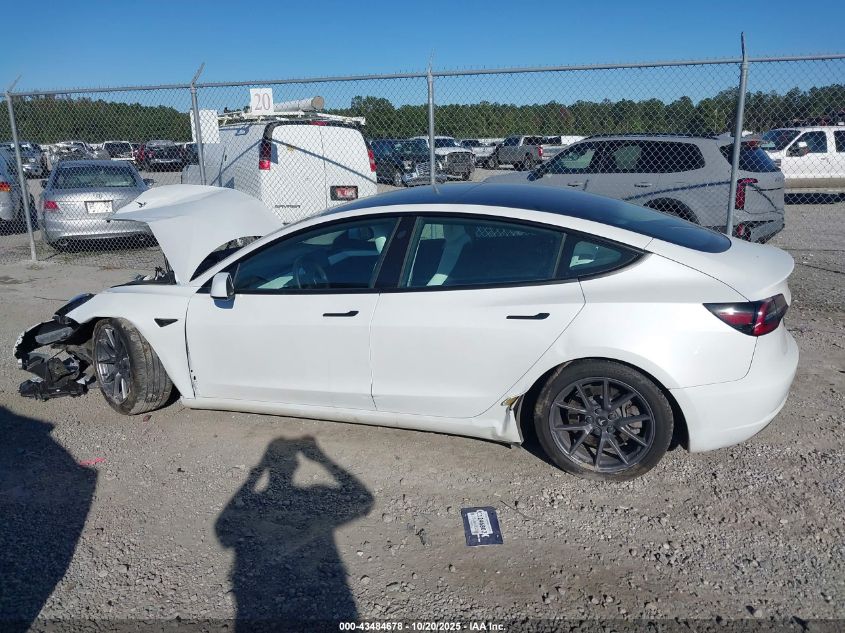 2023 Tesla Model 3 Rear-Wheel Drive VIN: 5YJ3E1EA4PF574036 Lot: 43484678
