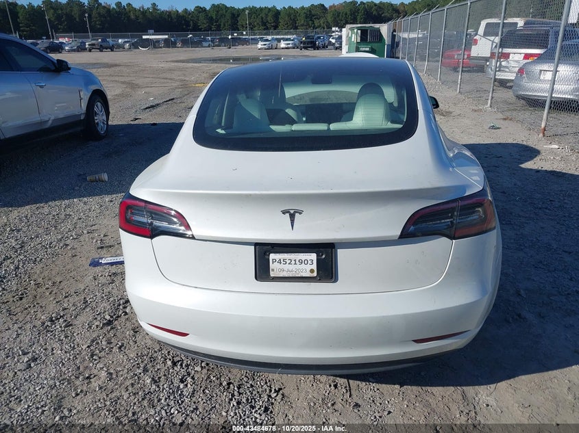 2023 Tesla Model 3 Rear-Wheel Drive VIN: 5YJ3E1EA4PF574036 Lot: 43484678