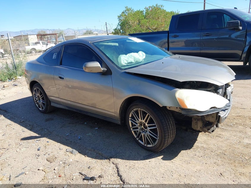 2004 Acura Rsx gold coupe gasoline JH4DC54814S005982 photo #1