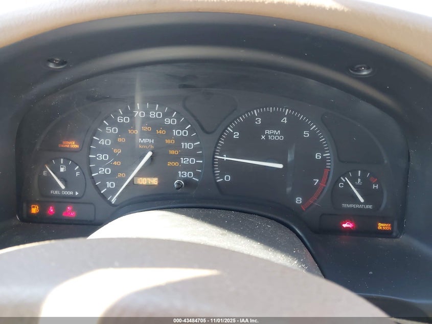 2001 Saturn Lw300 VIN: 1G8JW82R81Y560777 Lot: 43484705