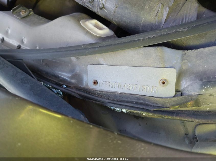 2002 Ford F-150 Lariat/Xlt VIN: 1FTRW07L42KE18073 Lot: 43484833