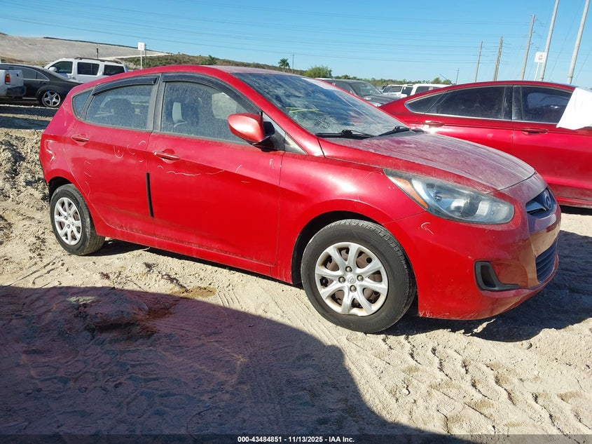 KMHCT5AE2CU021453 2012 Hyundai Accent Gs auction photo 1