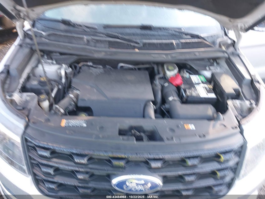 2017 Ford Explorer 3.5 Sport Silver Lot 111043484968 Vin 1FM5K8GT1HGA40147