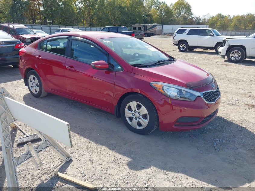 2016 KIA FORTE LX - KNAFX4A65G5521404