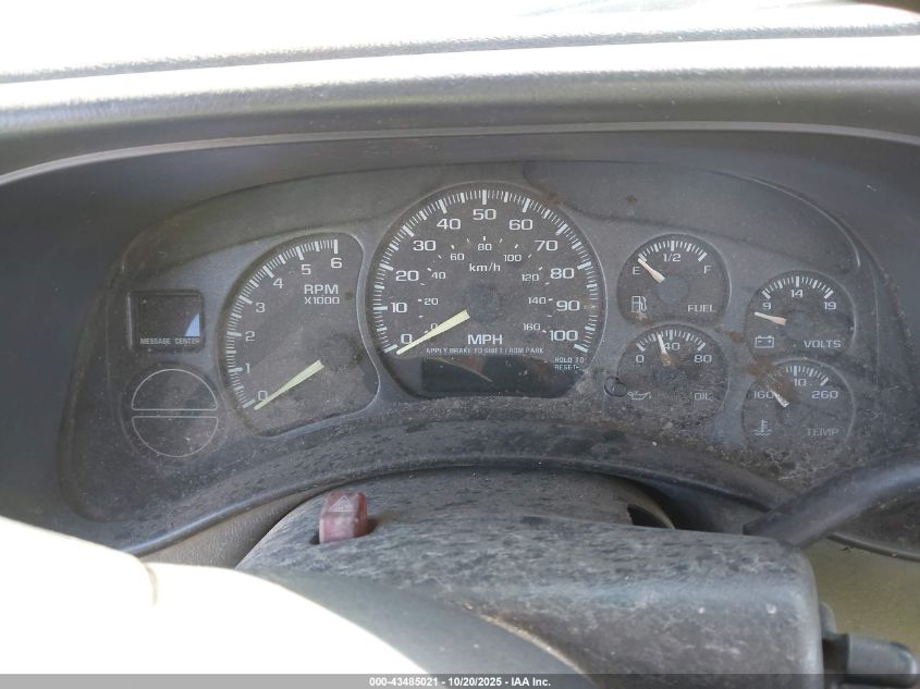 2001 Chevrolet Silverado 1500 Ls VIN: 1GCEC19VX1Z208353 Lot: 43485021