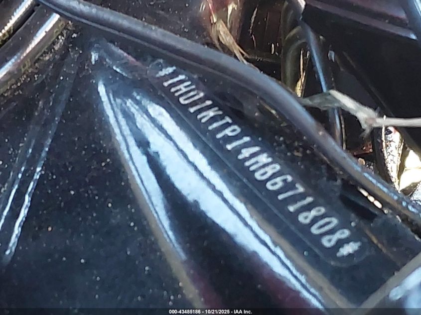 2021 Harley-Davidson Fltrxs VIN: 1HD1KTP14MB671808 Lot: 43485186