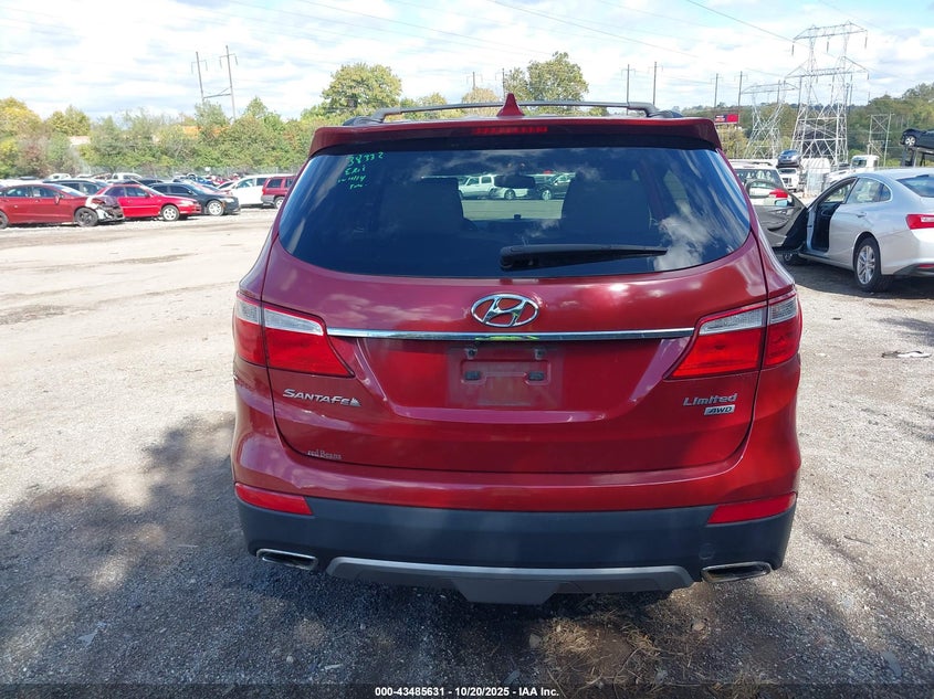 2015 HYUNDAI SANTA FE LIMITED KM8SNDHF2FU114329