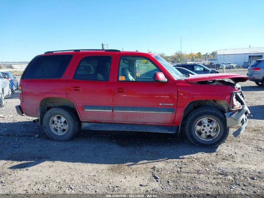 2001 Chevrolet Tahoe Lt VIN: 1GNEK13T71R127568 Lot: 43485738