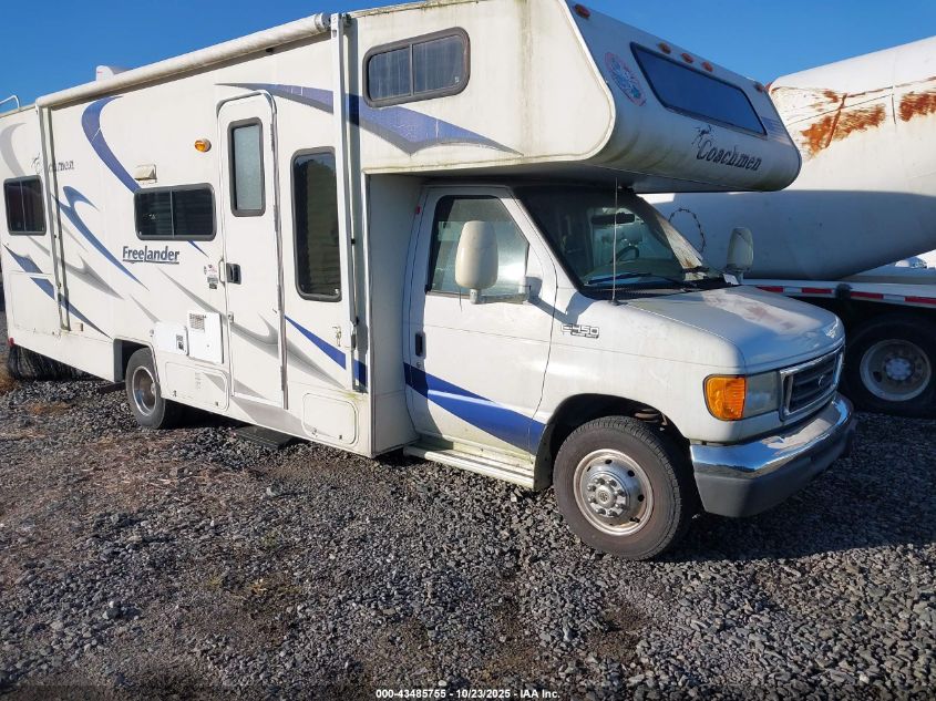 2005 FORD E-450 CUTAWAY White VIN: 1FDXE45S55HB48649