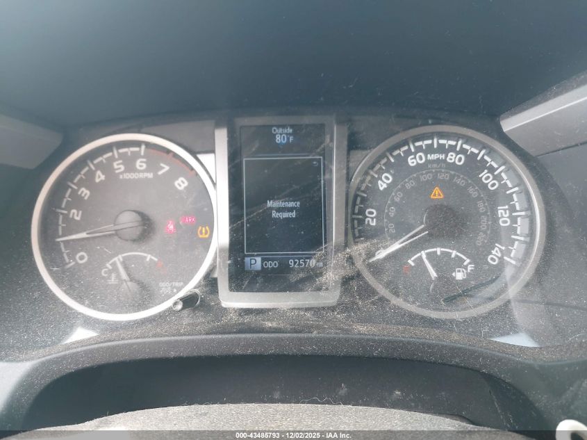 2017 Toyota Tacoma Sr5 V6 VIN: 5TFAZ5CN2HX025774 Lot: 43485793