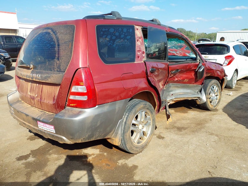 JF1SG67675H725871 2005 SUBARU FORESTER photo no. 4