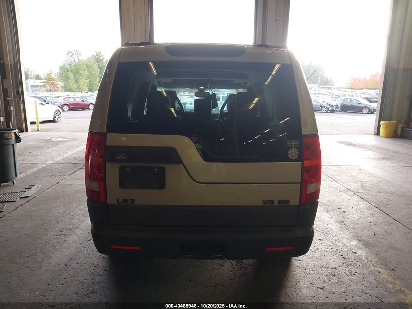 2005 Land Rover Lr3 Se VIN: SALAE254X5A337086 Lot: 43485948