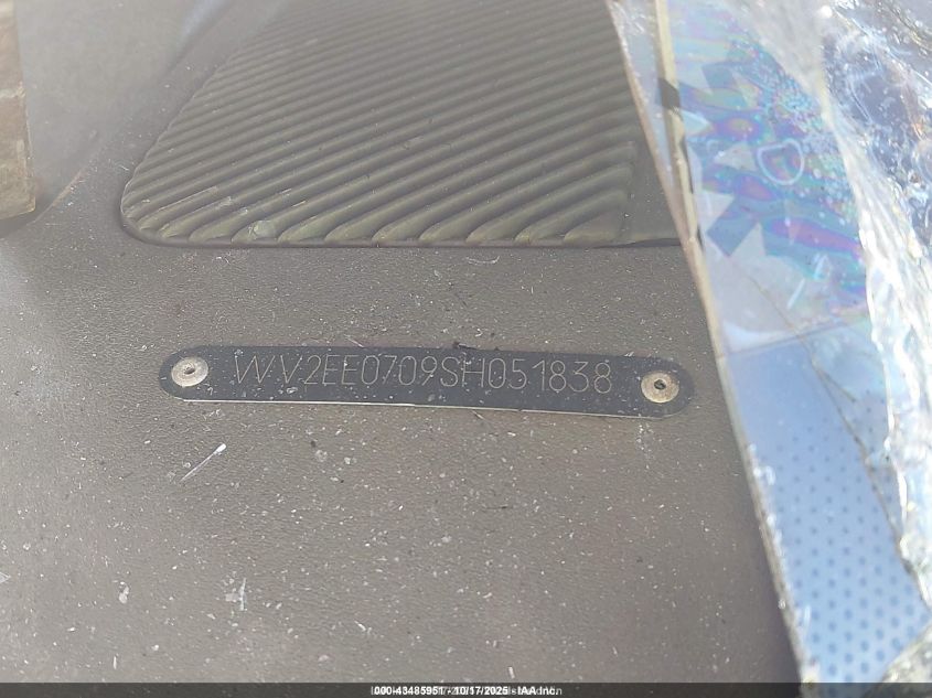 1995 Volkswagen Eurovan Camper/Transporter VIN: WV2EE0709SH051838 Lot: 43485951