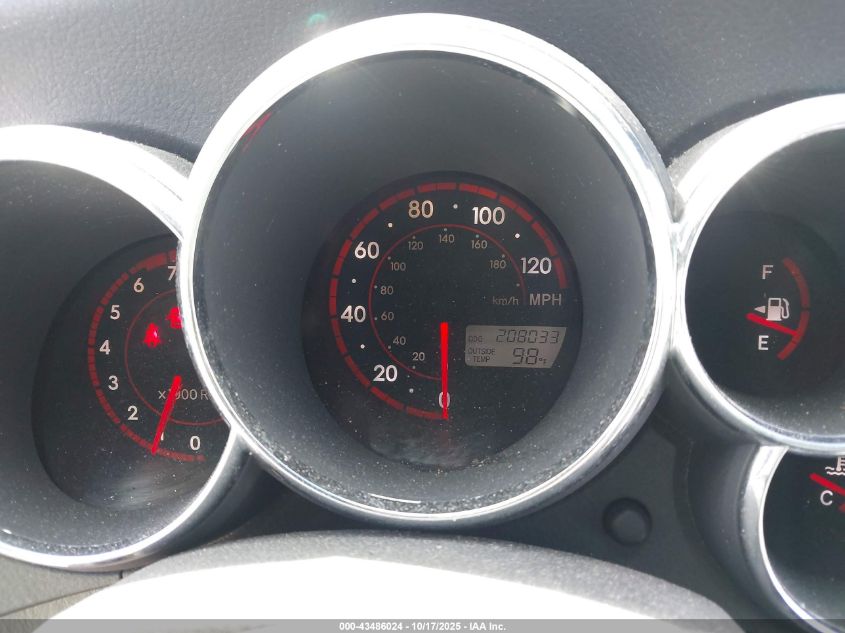 2005 Toyota Matrix Xr VIN: 2T1KR32E65C378863 Lot: 43486024