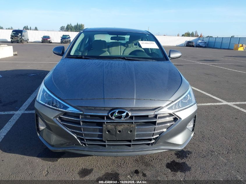 2019 Hyundai Elantra Se VIN: 5NPD74LFXKH444481 Lot: 43486143