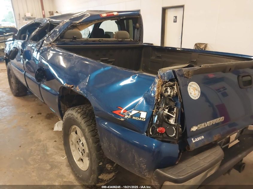 2003 Chevrolet Silverado 1500 Ls VIN: 1GCEK19T93E291852 Lot: 43486245