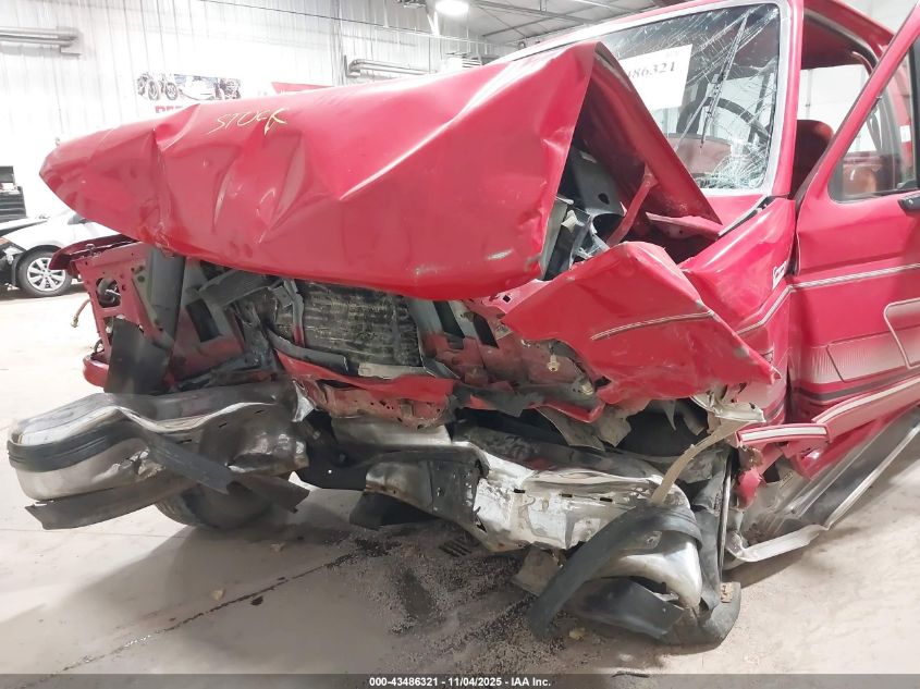 1992 Ford F150 VIN: 1FTEF15N6NPA18452 Lot: 43486321