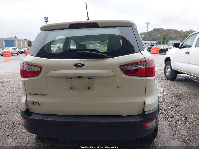 2021 Ford Ecosport S VIN: MAJ3S2FE8MC416751 Lot: 43486341