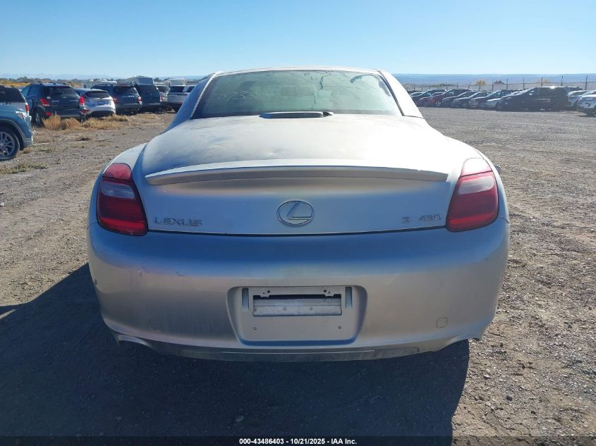 2007 Lexus Sc 430 VIN: JTHFN45Y779014130 Lot: 43486403