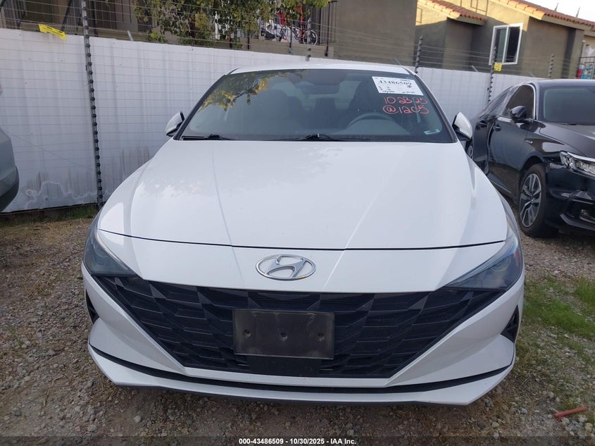 2022 Hyundai Elantra Sel VIN: 5NPLS4AGXNH070948 Lot: 43486509
