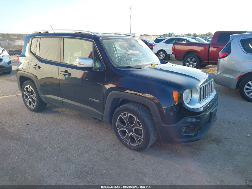 2016 JEEP RENEGADE LIMITED - ZACCJADT7GPC91394