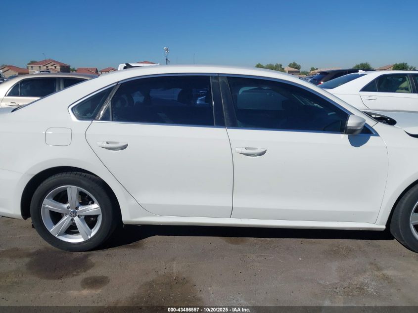 2014 Volkswagen Passat 2.5L Se VIN: 1VWBP7A38EC012115 Lot: 43486557