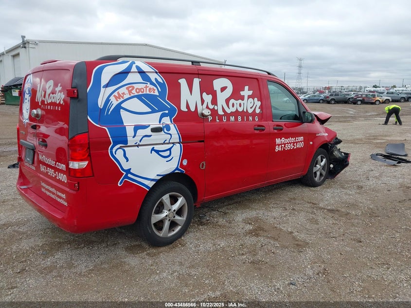 2017 Mercedes-Benz Metris VIN: WD3PG2EA2H3326717 Lot: 43486566