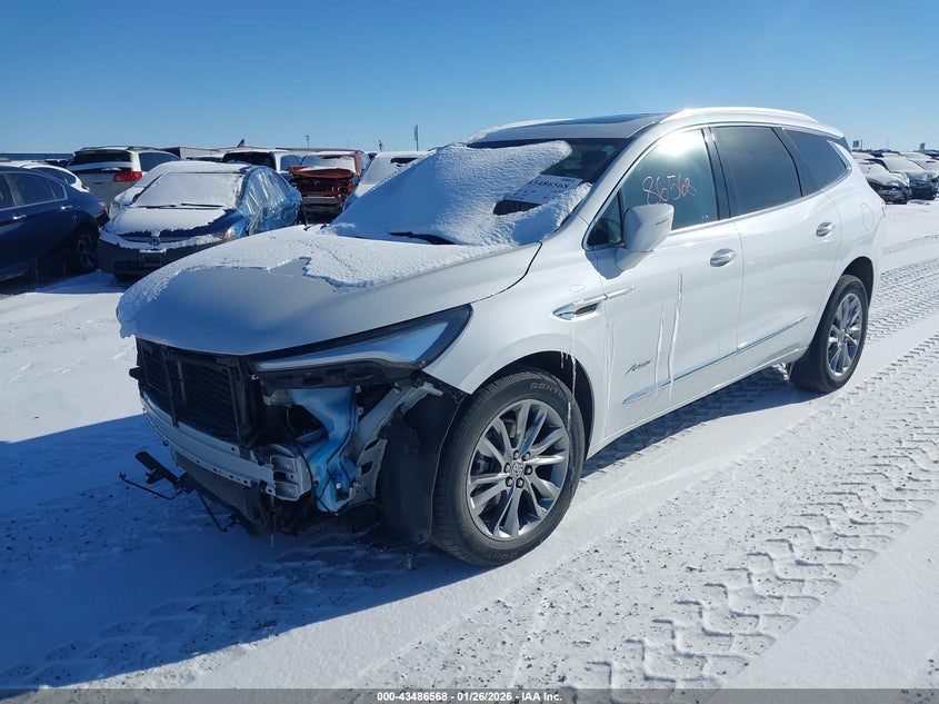 Vin: 5gaevckw8pj208384, lot: 43981511, buick enclave avenir awd 20232