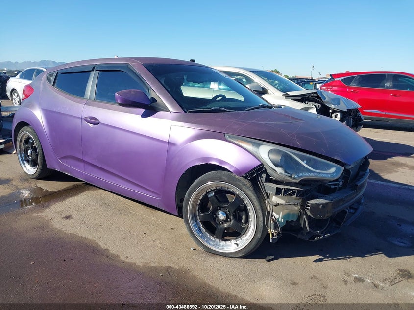 2014 HYUNDAI VELOSTER BASE W/BLACK - KMHTC6AD9EU192734