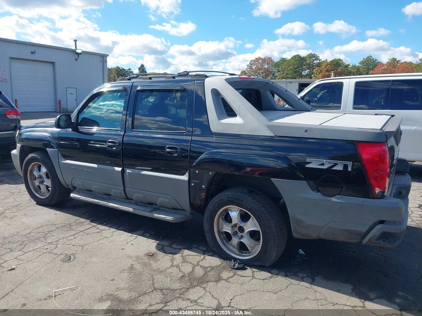 2002 Chevrolet Avalanche 1500 VIN: 3GNEK13T82G301245 Lot: 43486745