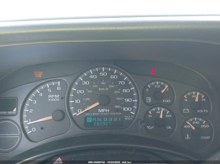 2002 Chevrolet Avalanche 1500 VIN: 3GNEK13T82G301245 Lot: 43486745