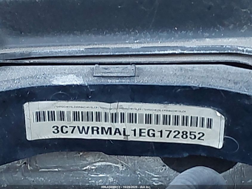 2014 Ram 5500 Chassis Tradesman/Slt VIN: 3C7WRMAL1EG172852 Lot: 43486813