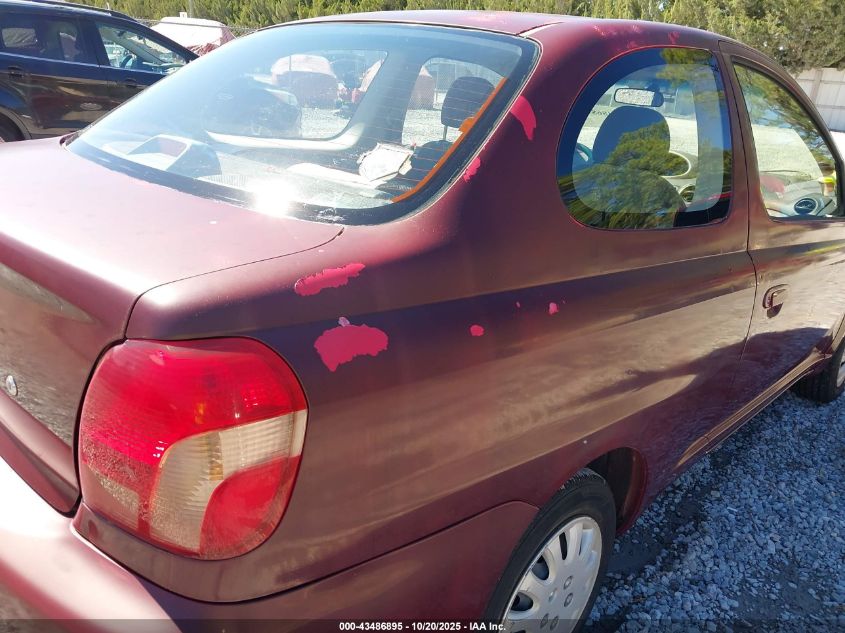 2000 Toyota Echo VIN: JTDAT1237Y0097945 Lot: 43486895