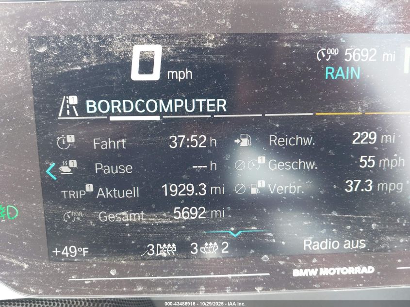 2024 BMW K1600 B VIN: WB10F6305R6K16060 Lot: 43486916