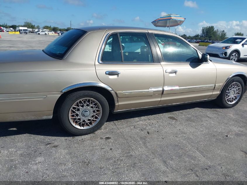2000 Mercury Grand Marquis Gs VIN: 2MEFM74W1YX701521 Lot: 43486952
