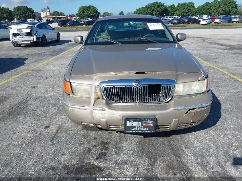 2000 Mercury Grand Marquis Gs VIN: 2MEFM74W1YX701521 Lot: 43486952