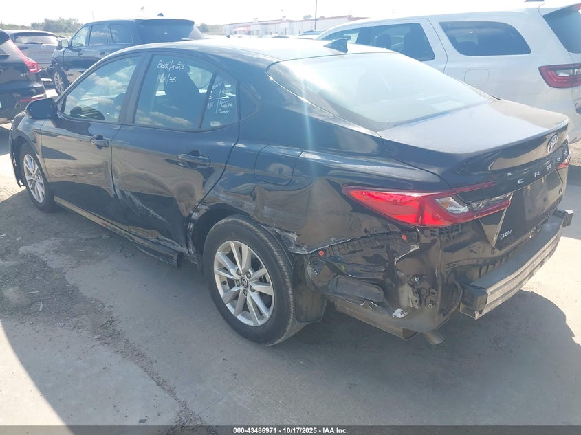 2025 TOYOTA CAMRY LE 4T1DAACK8SU003494