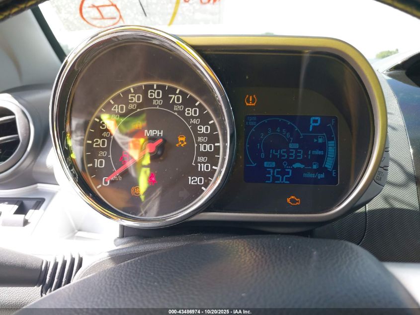 2015 Chevrolet Spark 1Lt Cvt VIN: KL8CD6S91FC736493 Lot: 43486974