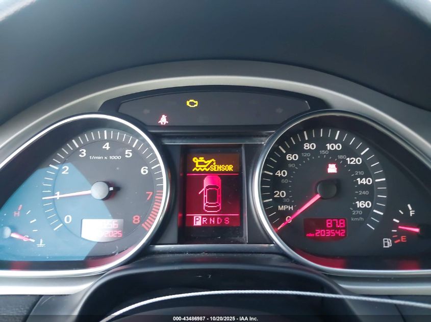 2008 Audi Q7 3.6 Premium VIN: WA1BY74L38D020319 Lot: 43486987