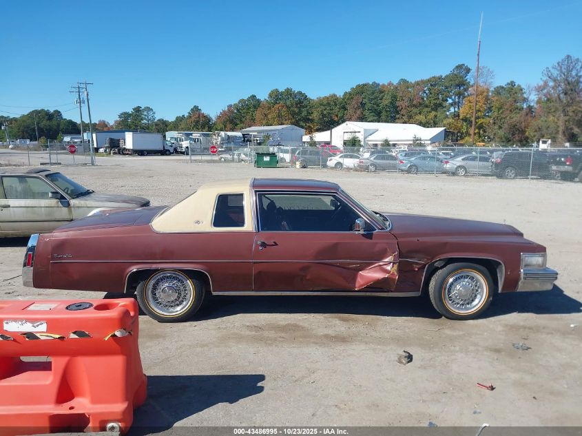 1979 Cadillac Deville VIN: 6047S99285735 Lot: 43486995