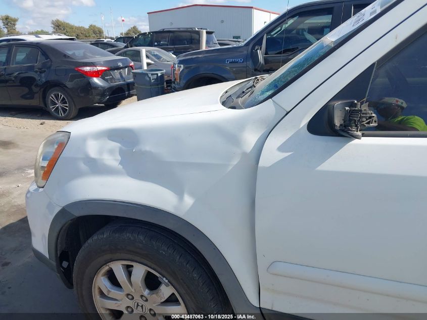 2006 Honda Cr-V Se VIN: JHLRD78936C045189 Lot: 43487063