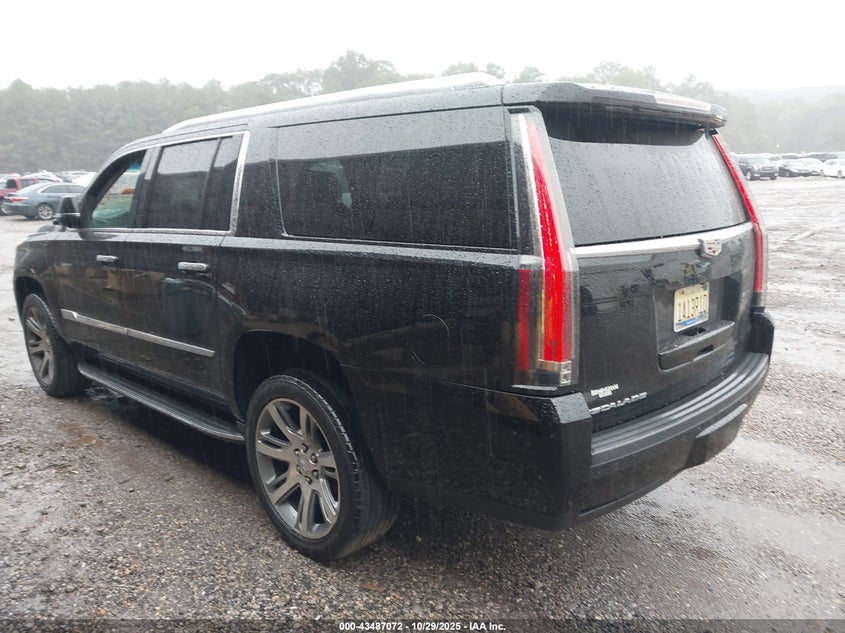 Vin: 1gys3hkj2gr211981, lot: 43982015, cadillac escalade esv luxury collection 20163