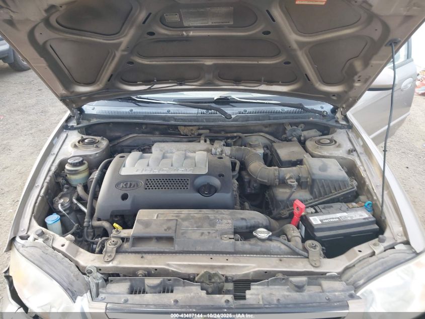 2003 Kia Spectra Ls VIN: KNAFB121735287826 Lot: 43487144