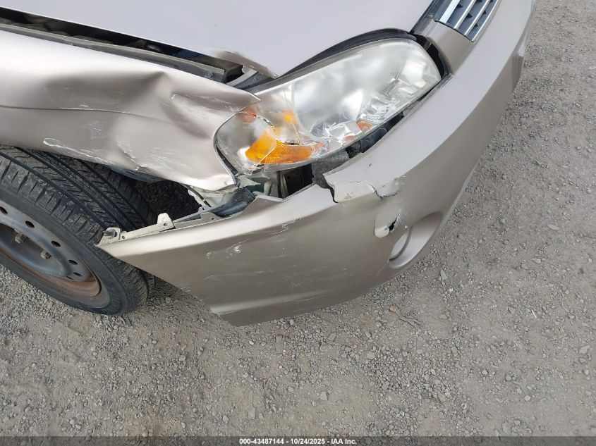 2003 Kia Spectra Ls VIN: KNAFB121735287826 Lot: 43487144