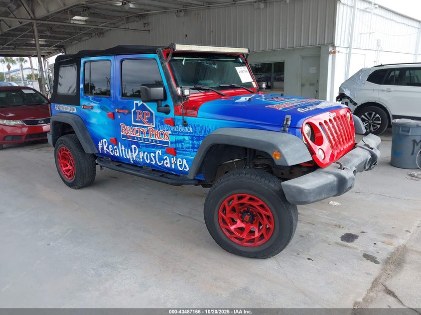 2016 JEEP WRANGLER UNLIMITED SPORT - 1C4HJWDG0GL116074